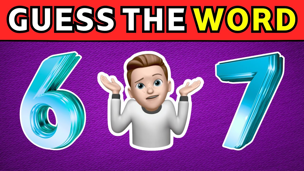 Guess The WORD By Emoji 😉🧐 Emoji Quiz Challenges