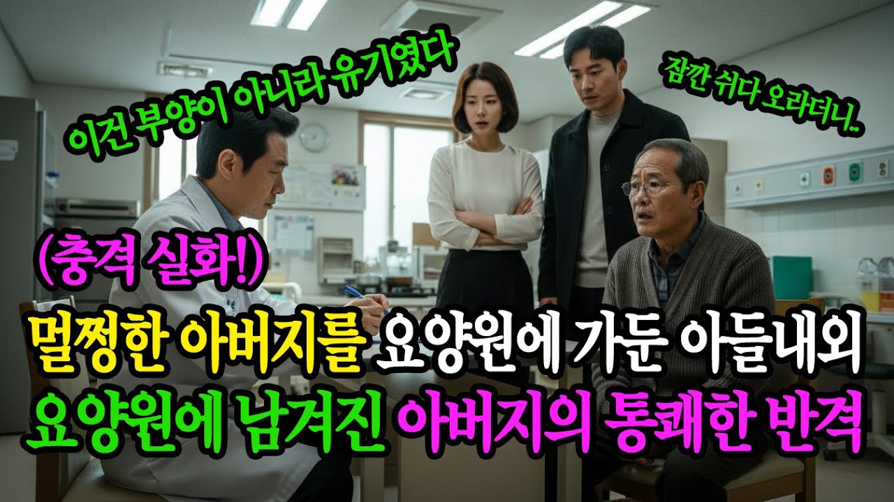 (충격실화!) “잠깐 쉬다 오라더니…” 멀쩡한 아버지를 요양원에 버린 아들내외의 최후 [노후사연ㅣ실화사연ㅣ사이다사연]
