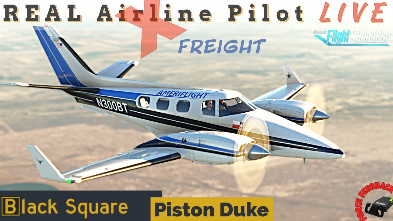 Is this the best Piston Twin in MSFS?! | Real Pilot | Freight Dog Flying |#msfs2020 #justflight #b60