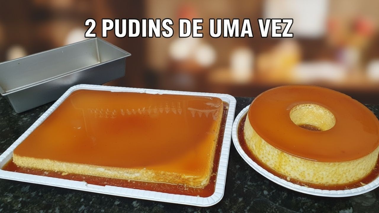 Esse PUDIM NÃO FURA! 😍 | 2 Formas, Altura Perfeita e Zero Erro