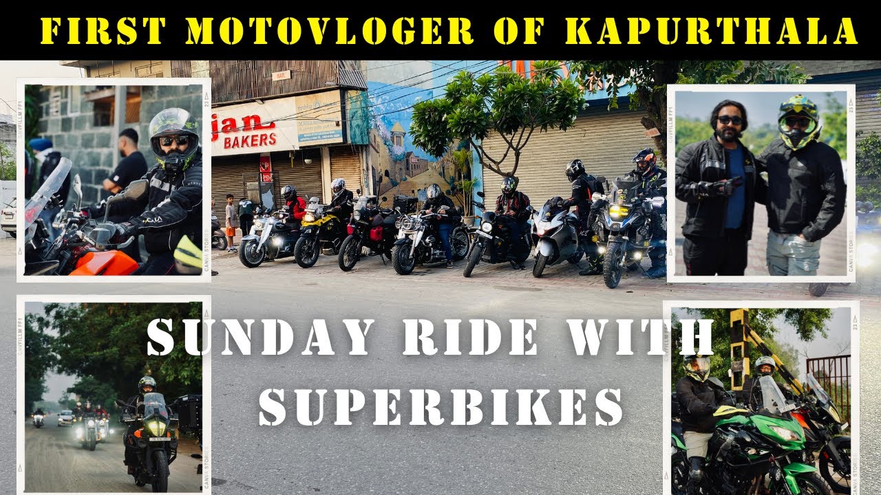 Kapurthala First Motovloger || Sunday Ride per Verys ka Top Box Tut gya ||