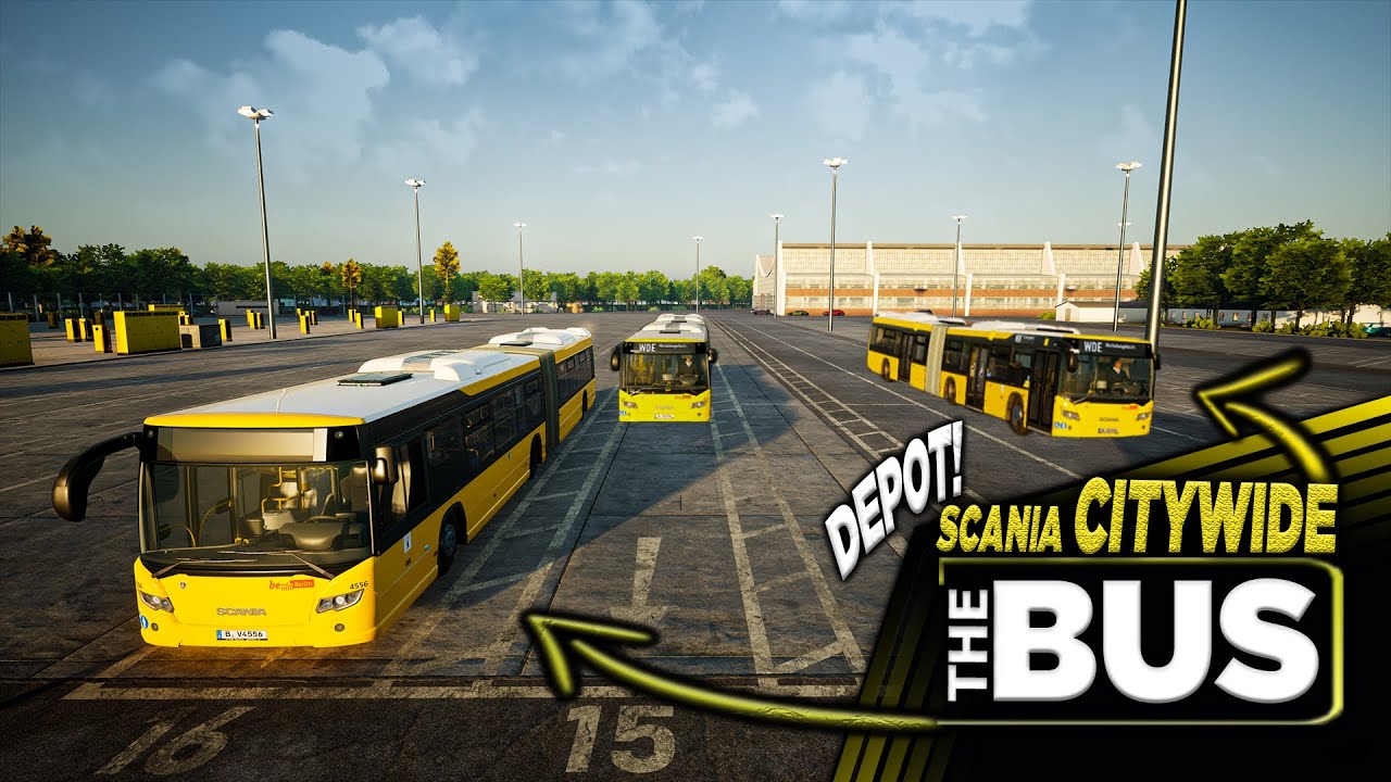 The Bus 2021 Gameplay - Depot to City! &Refuelling! | Thrustmaster T300RS