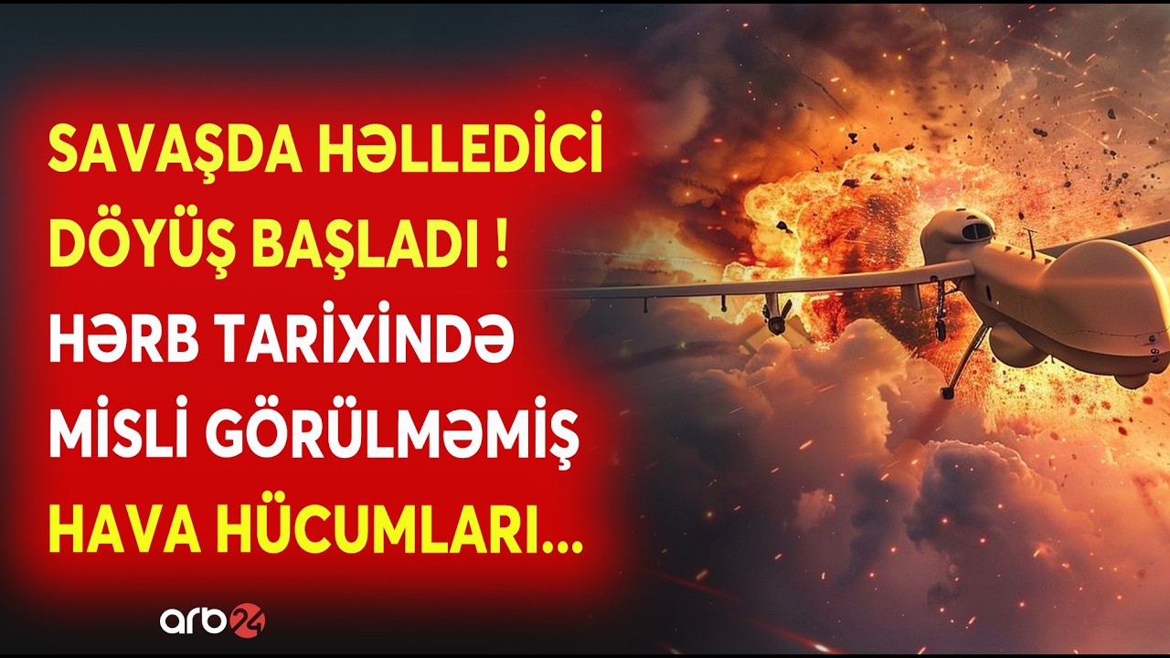 Müharibədə HƏLLEDİCİ DÖYÜŞLƏR BAŞLADI - ABŞ ordusu ZƏRBƏLƏR ENDİRİR - İranın DAĞIDICI SİLAHLARI...