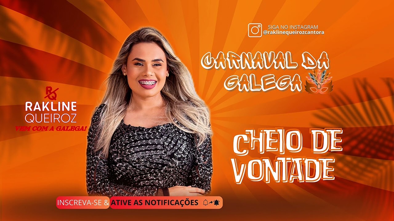 CHEIO DE VONTADE - RAKLINE QUEIROZ (CARNAVAL DA GALEGA) #explorar #viral #carnaval 
