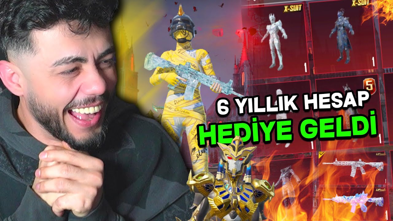 TAKİPÇİM 6 YILLIK FULL HESABINI HEDİYE ETTİ! | PUBG MOBILE