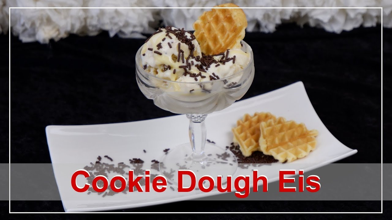 Cookie Dough Eis selber machen | ohne Eismaschine | Einfach | wenig Zutaten | SinahsBackwahn