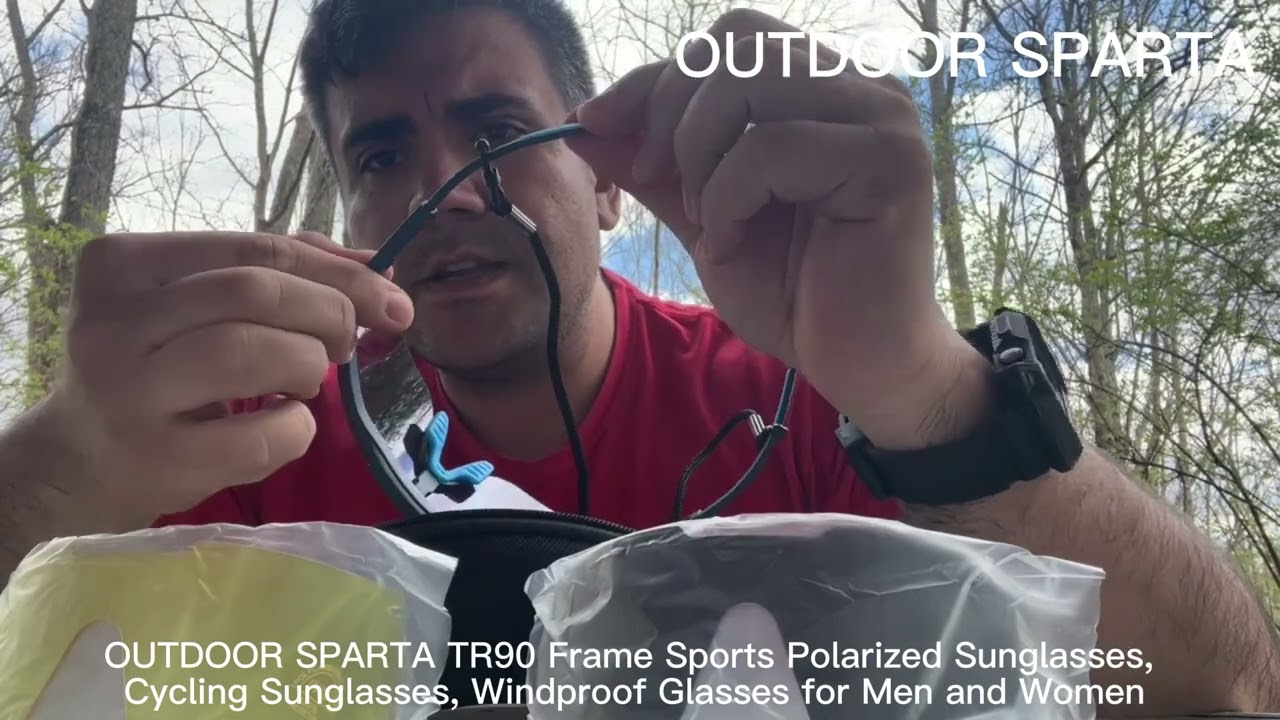 OUTDOOR SPARTA TR90 Frame Polarized Sports  Sunglasses