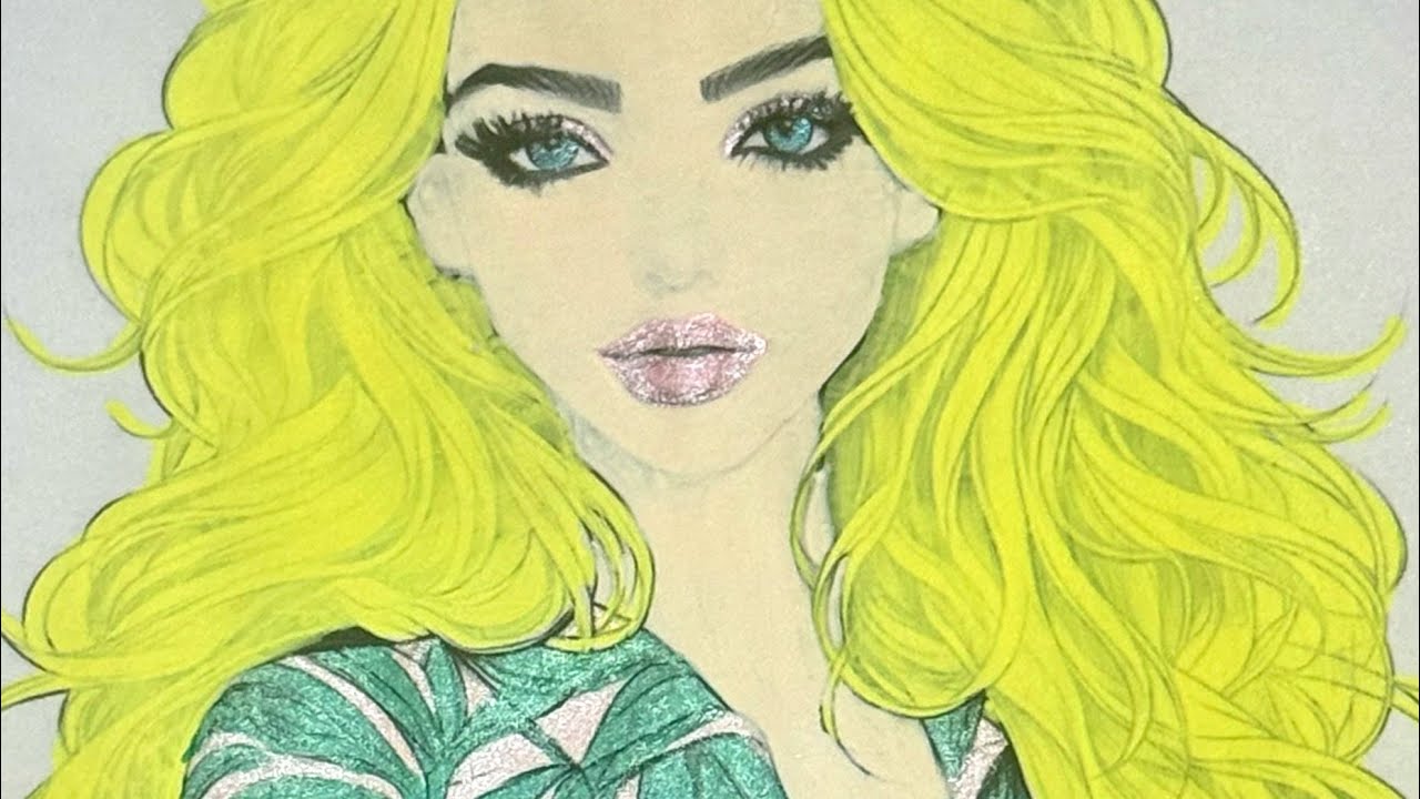 Painting with Beautiful Princess Acrylic Marker