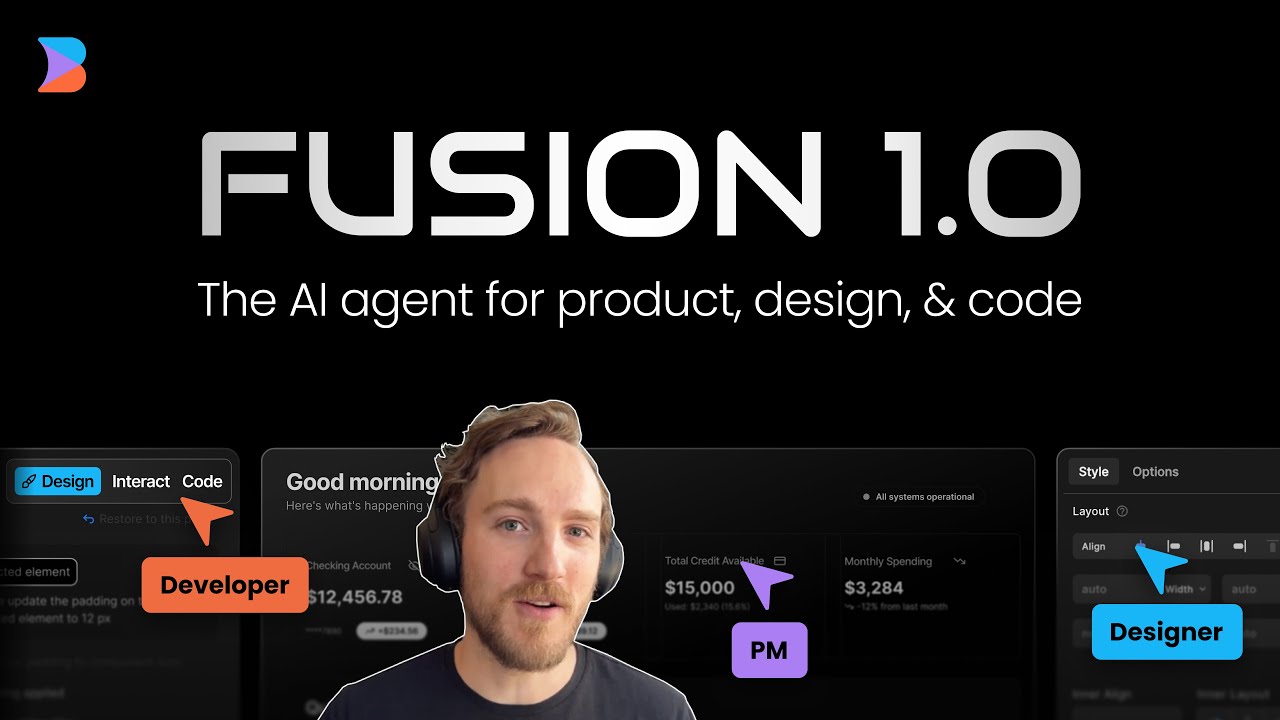 Встречайте Fusion 1.0: первый ИИ-агент для продуктов, дизайна и кода