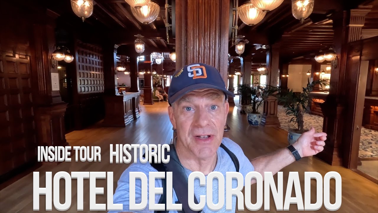 My Inside Tour Historic Hotel Del Coronado San Diego California 🇺🇸