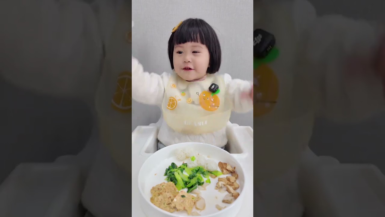 A full stomach no worries Today s food live stream is online #It s time for dinner.#Babies