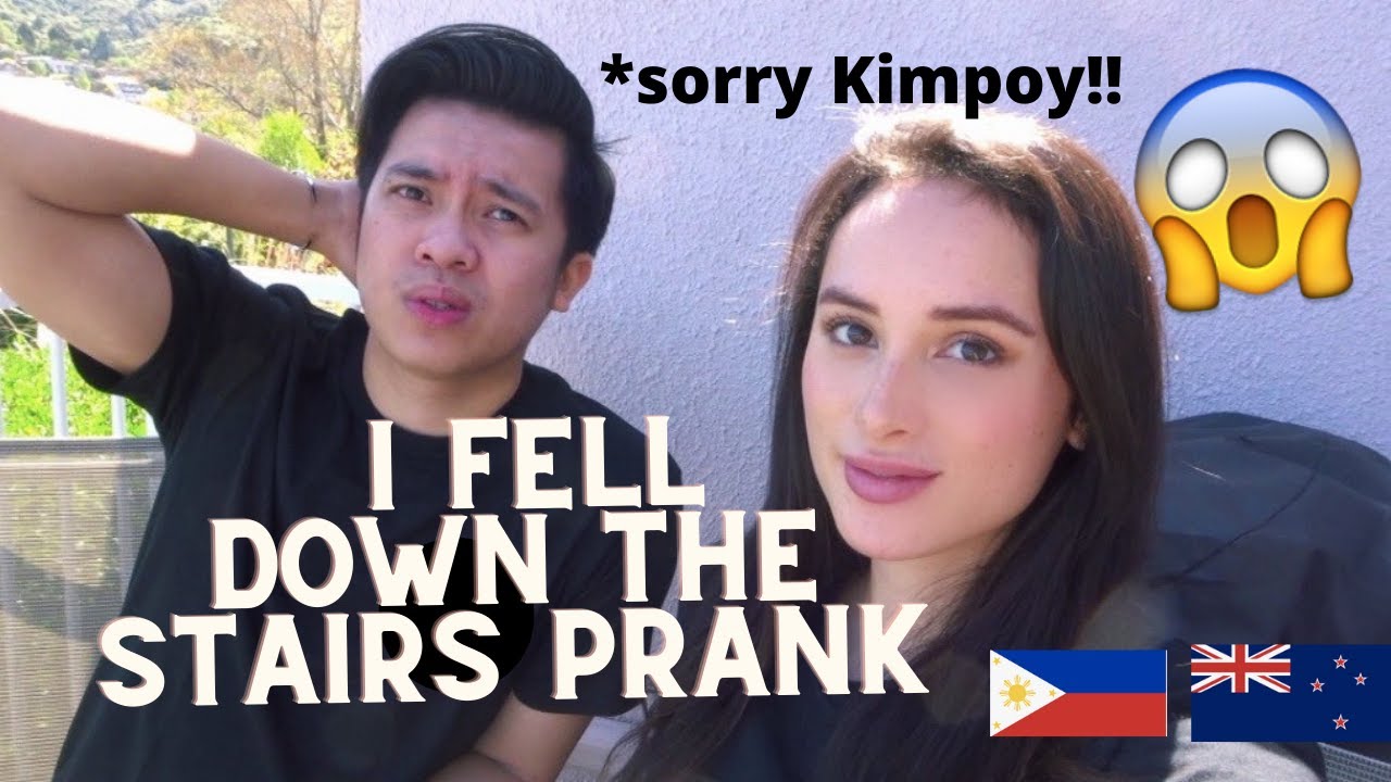 I FELL DOWN THE STAIRS PRANK ft. KIMPOY FELICIANO | Franki Russell