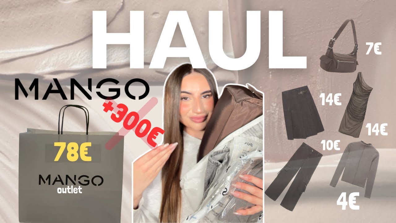 &iexcl;S&Uacute;PER HAUL MANGO OUTLET! +300&euro; ahorrados😱
