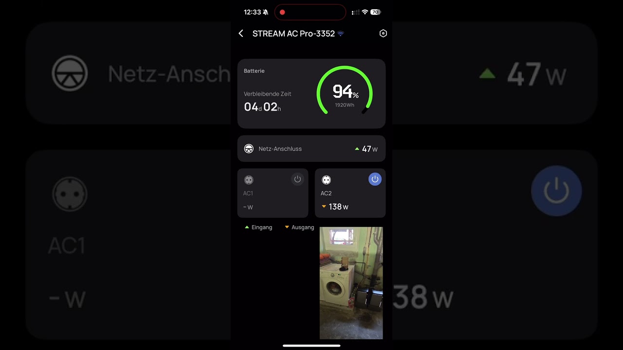 Vorführung der #Ecoflow AC pro im Prallelbetrieb
