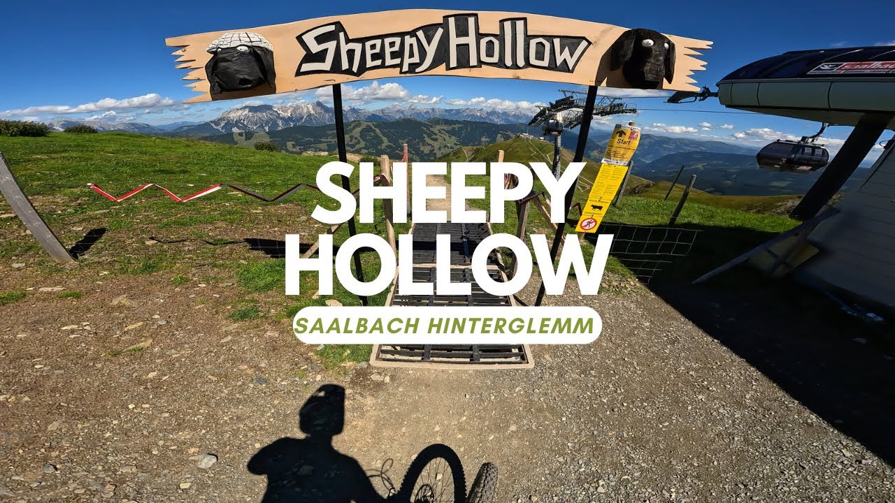 Neue Strecke Sheepy Hollow Bikepark Saalbach Hinterglemm Österreich 🇦🇹  full run RAW