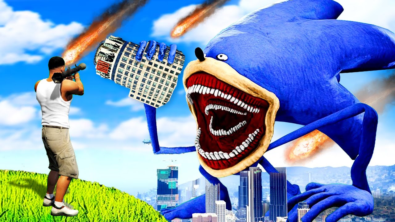 GTA 5 - SHIN SONIC zerstört LOS SANTOS!!😈