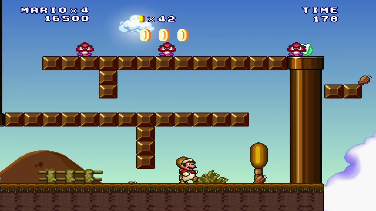 Mario Worker Remake v3.0 - Autumn level preview