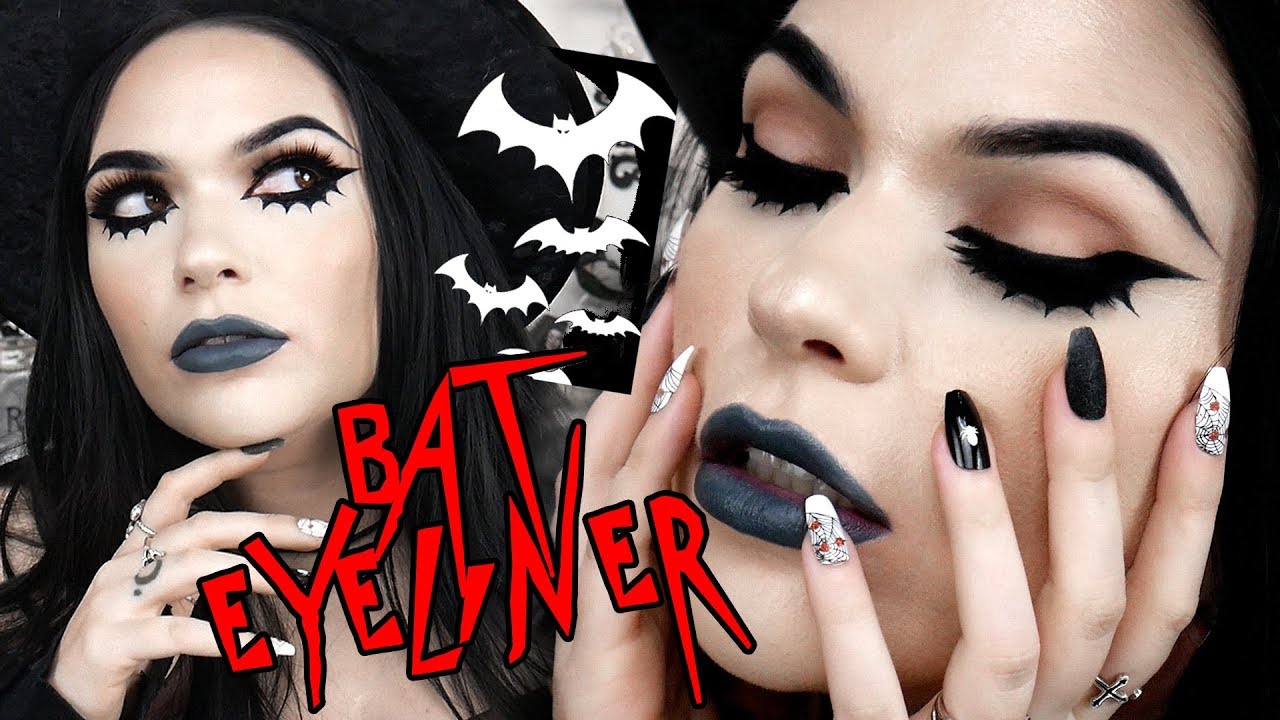 BATTY EYELINER 🦇🖤TUTORIAL