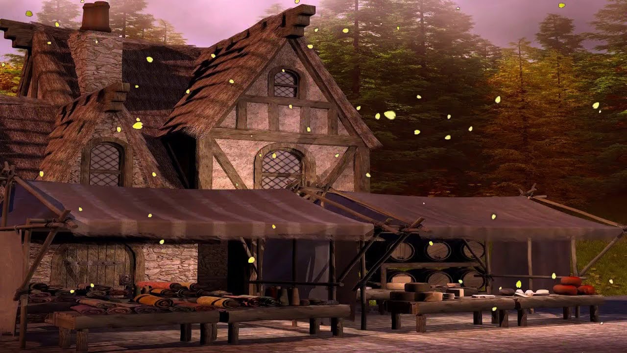 Medieval Folk Music &ndash; Old Stone Village   Beautiful, Relaxing, Instrumental