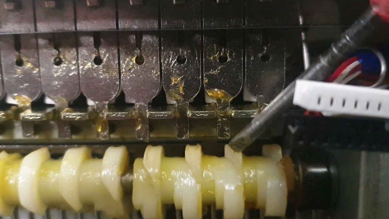 Brother Electronic Knitting Machine KH970 Timing setup