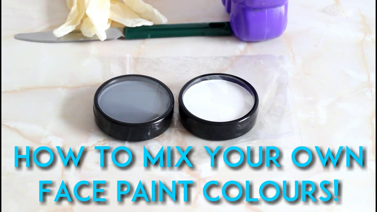 How to Mix your own Face Paint Colours