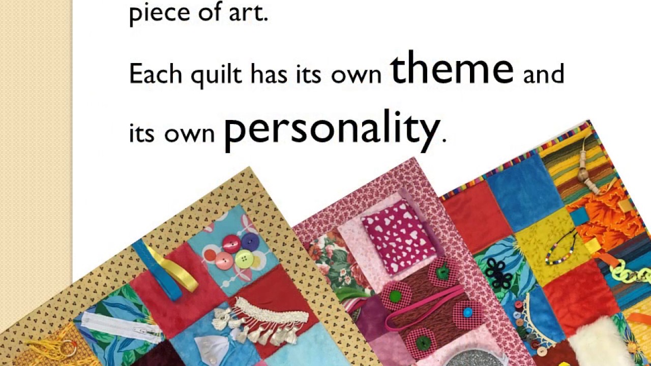 The Art of Healing with Fidget Quilts