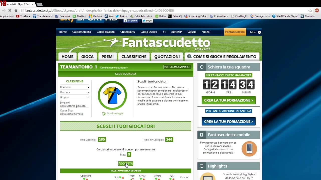 Nto'z | FantaScudetto Sky 2014 | La Mia Rosa