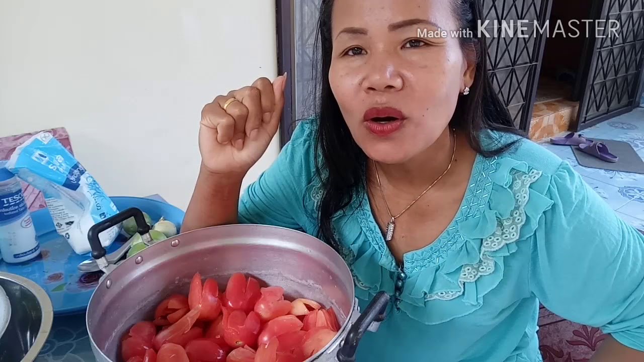 เมียฝรั่งชนบทพาเชื่อมมะเขือเทศจ้า