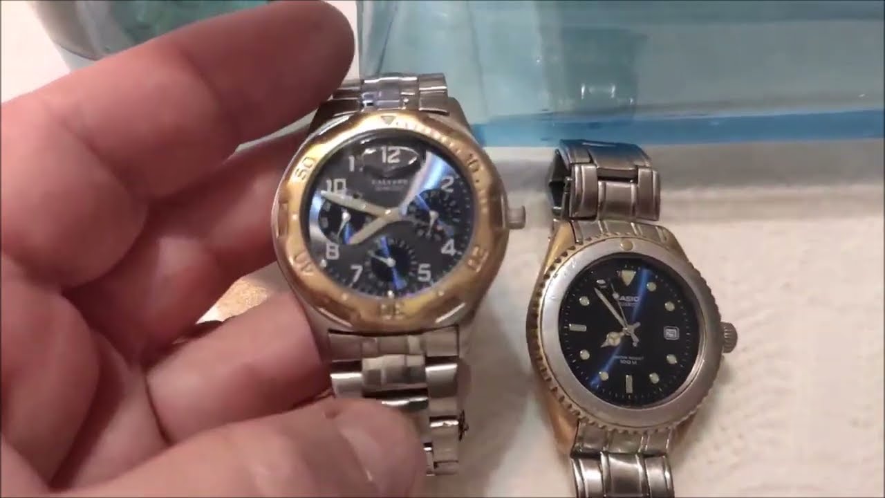 Заливаю масло в часы CASIO , или нашел новую жидкость