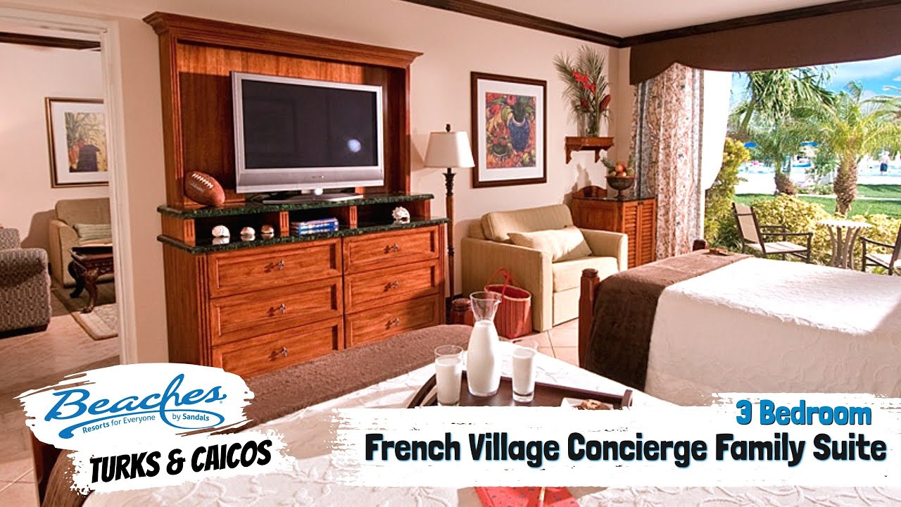 French Village Concierge Suites F1, F2, F3 | Beaches Turks & Caicos | Walkthrough Tour & Review 4K
