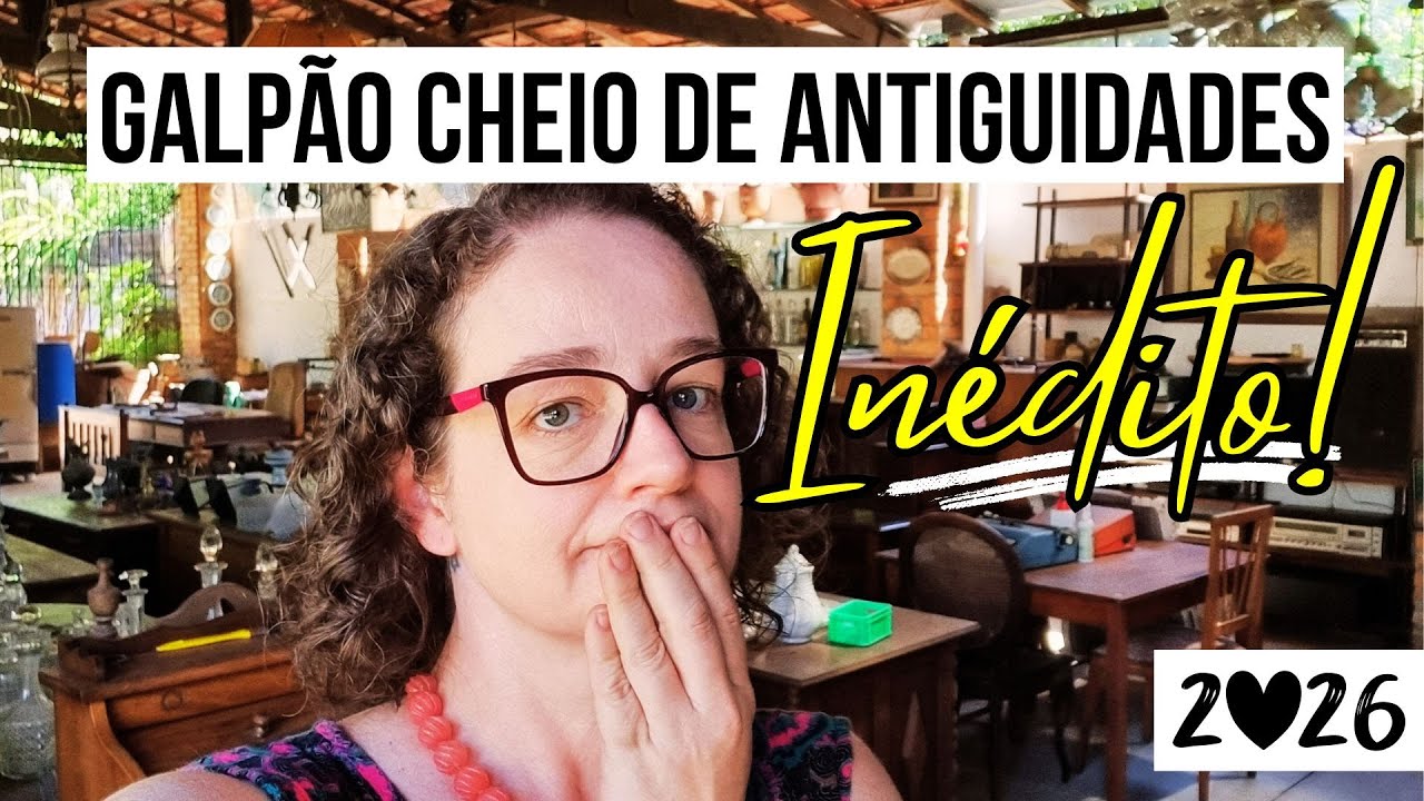 ACHEI UM GALPÃO CHEIO DE ANTIGUIDADES (+Minhas Compras) #lojadeantiguidades #garimpodeantiguidades