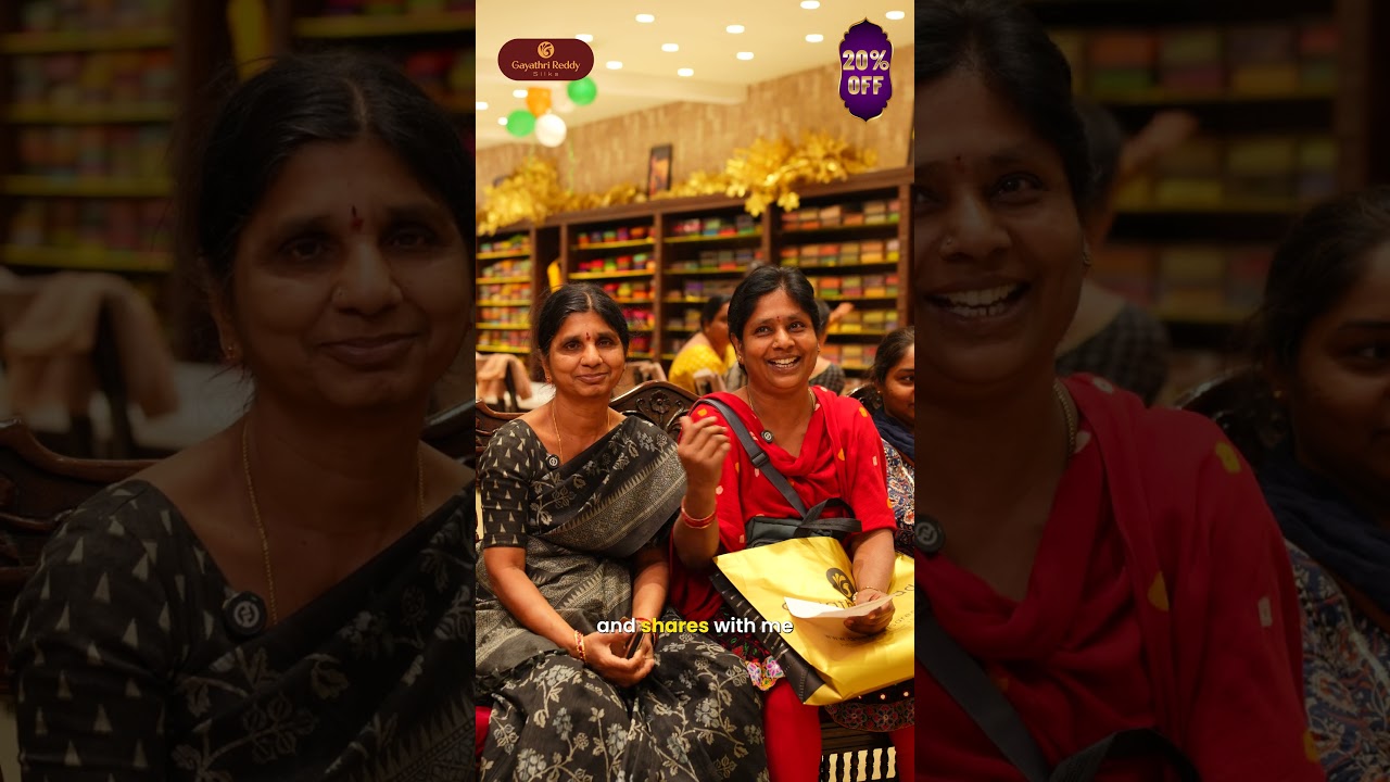 Happy customer, beautiful sarees, Kothapet branch love 💕 