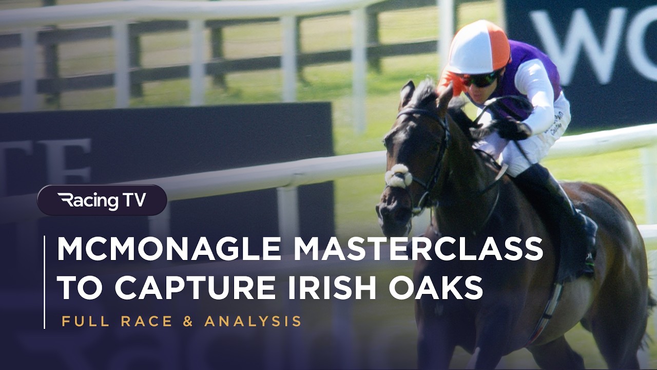 Johanna Walsh sparkles in Juddmonte Irish Oaks! | Full Race | Racing TV