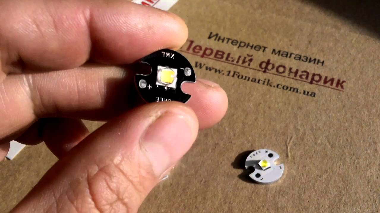 О диодах Cree XM-L, Cree XM-L2, CREE XP-L