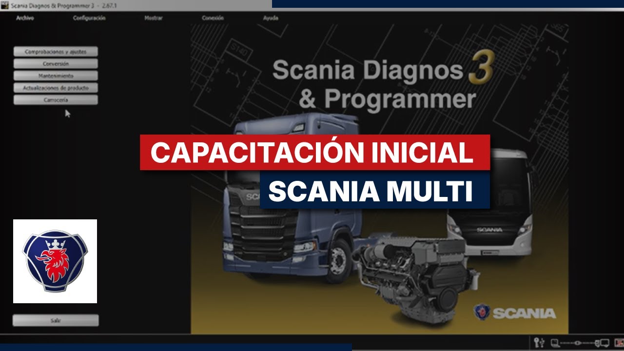 Capacitación inicial en uso del programa Scania (Scania Multi)