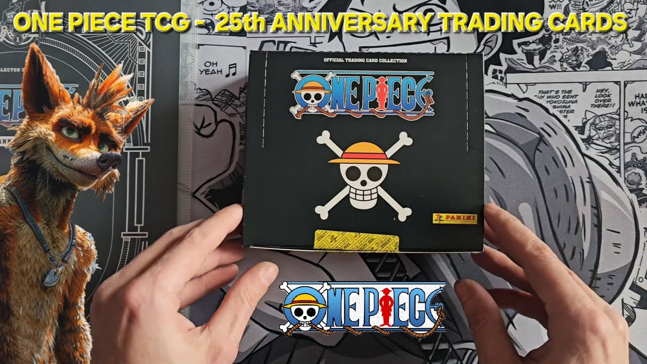 ONE PIECE TCG -  25th ANNIVERSARY TRADING CARDS BOOSTER BOX  PANINI |#2| @WoodyOliverPostmistr 