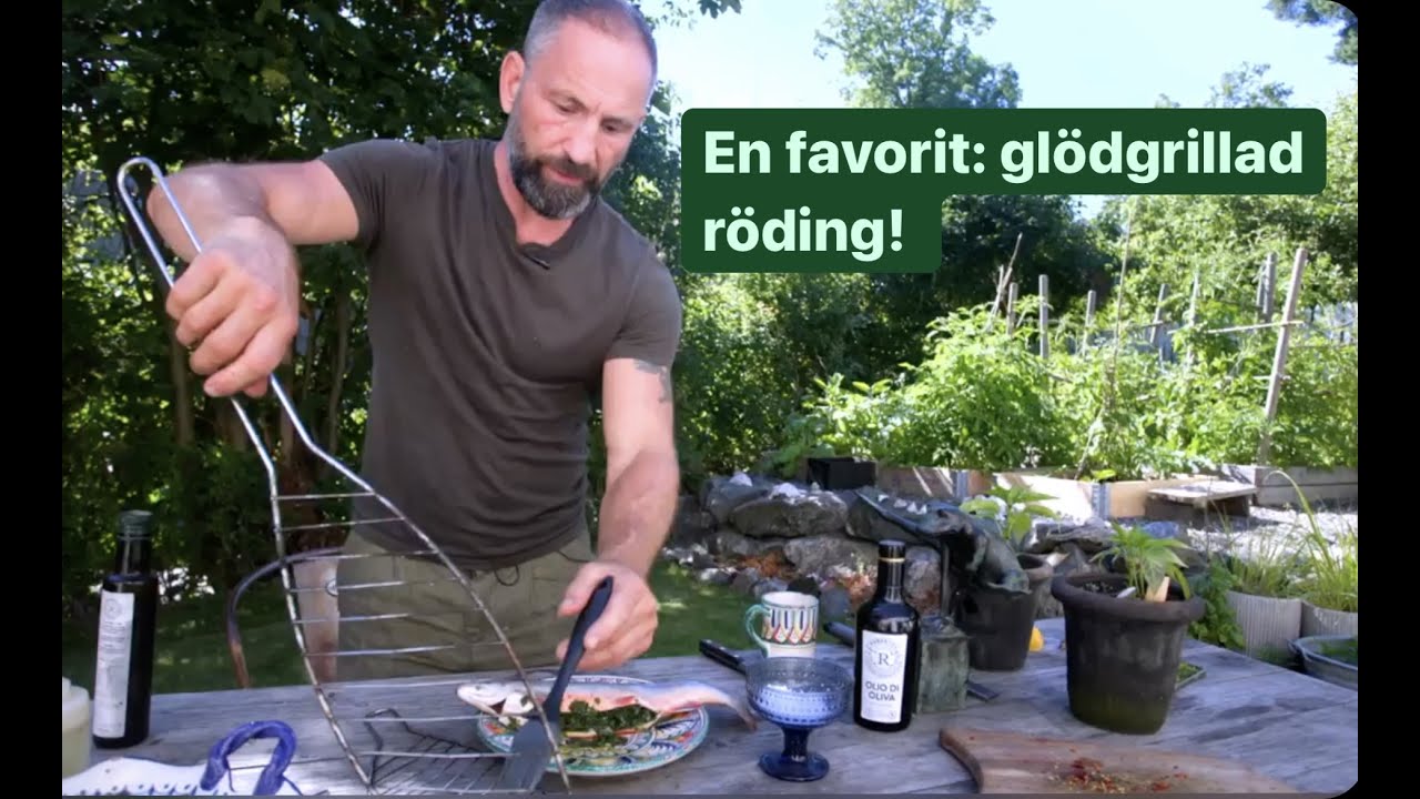 En favorit: glödgrillad röding