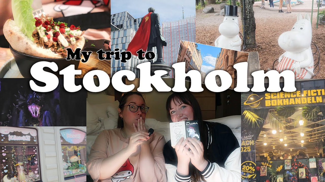My trip to Stockholm - Travel vlog - A lot of fun!