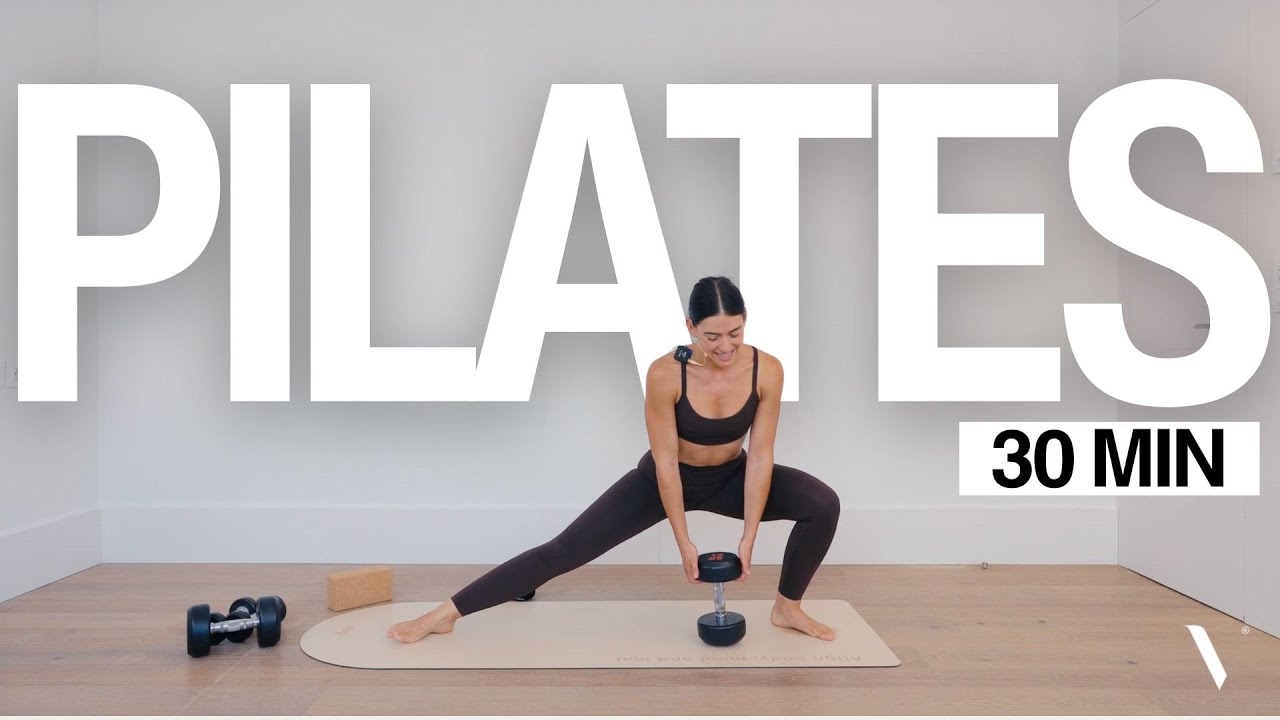 30 MIN PILATES FUERZA Y CARDIO: Tonifica y Quema Grasa (Con Material)
