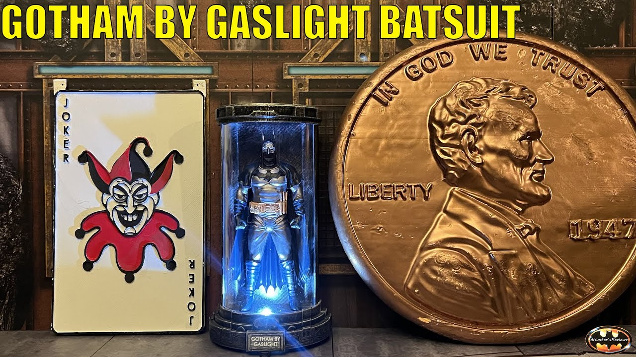 Обзор диорамы с фигуркой Бэтмена в костюме Бэтмена от Bradford Exchange Gotham By Gaslight.