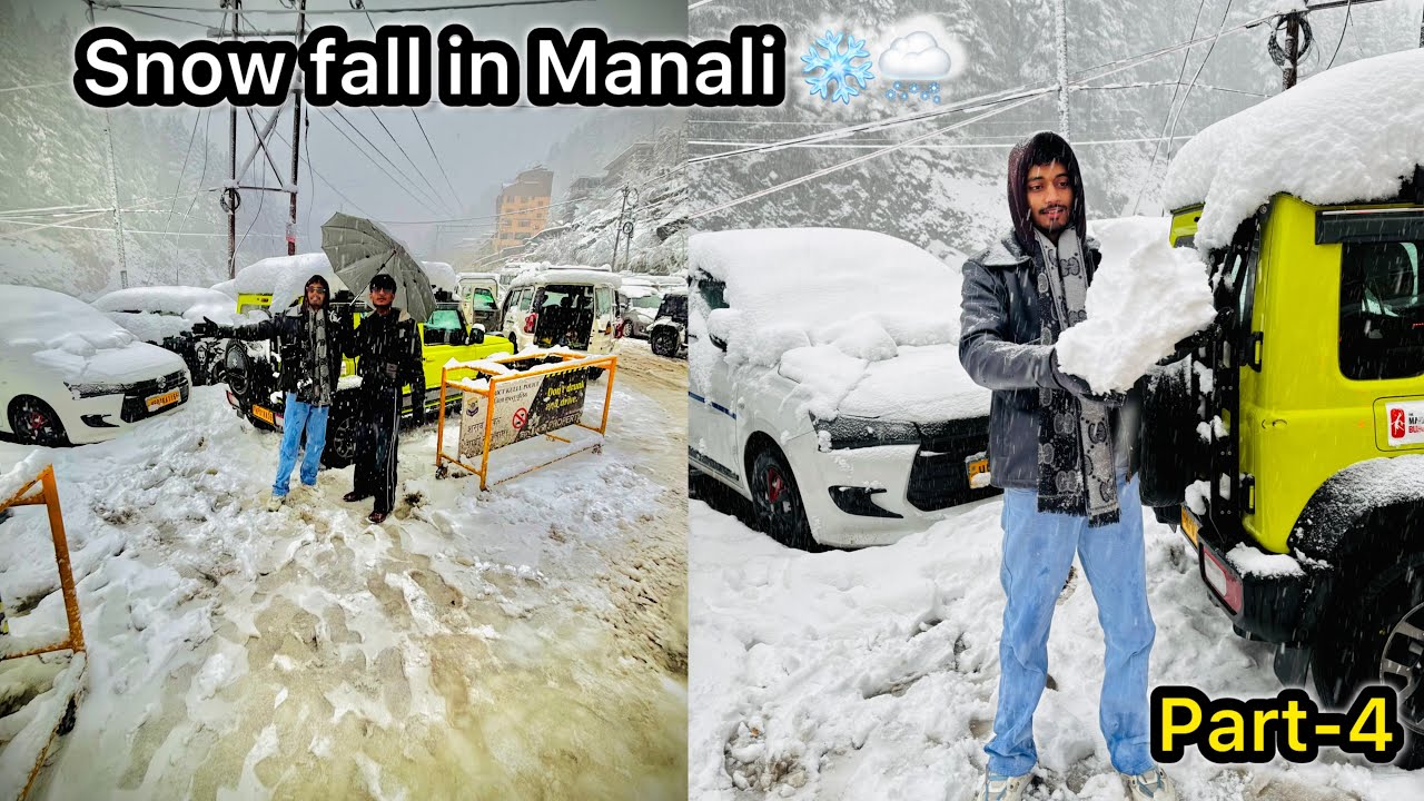 Manali Snowfall ❄️ | Heaven on Earth in Winter 