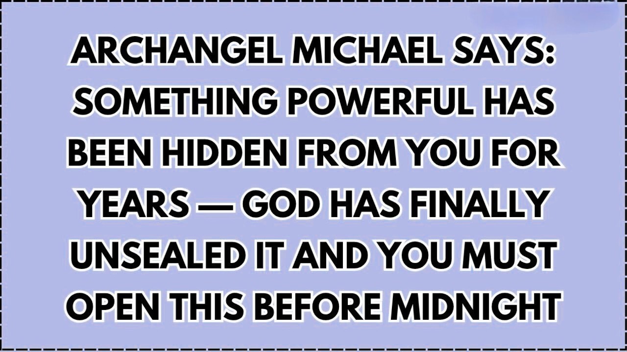 ♾️ARCHANGEL MICHAEL SAYS SOMEONE IN YOUR FAMILY IS HIDING SOMETHING DARK — GOD IS FINALLY...