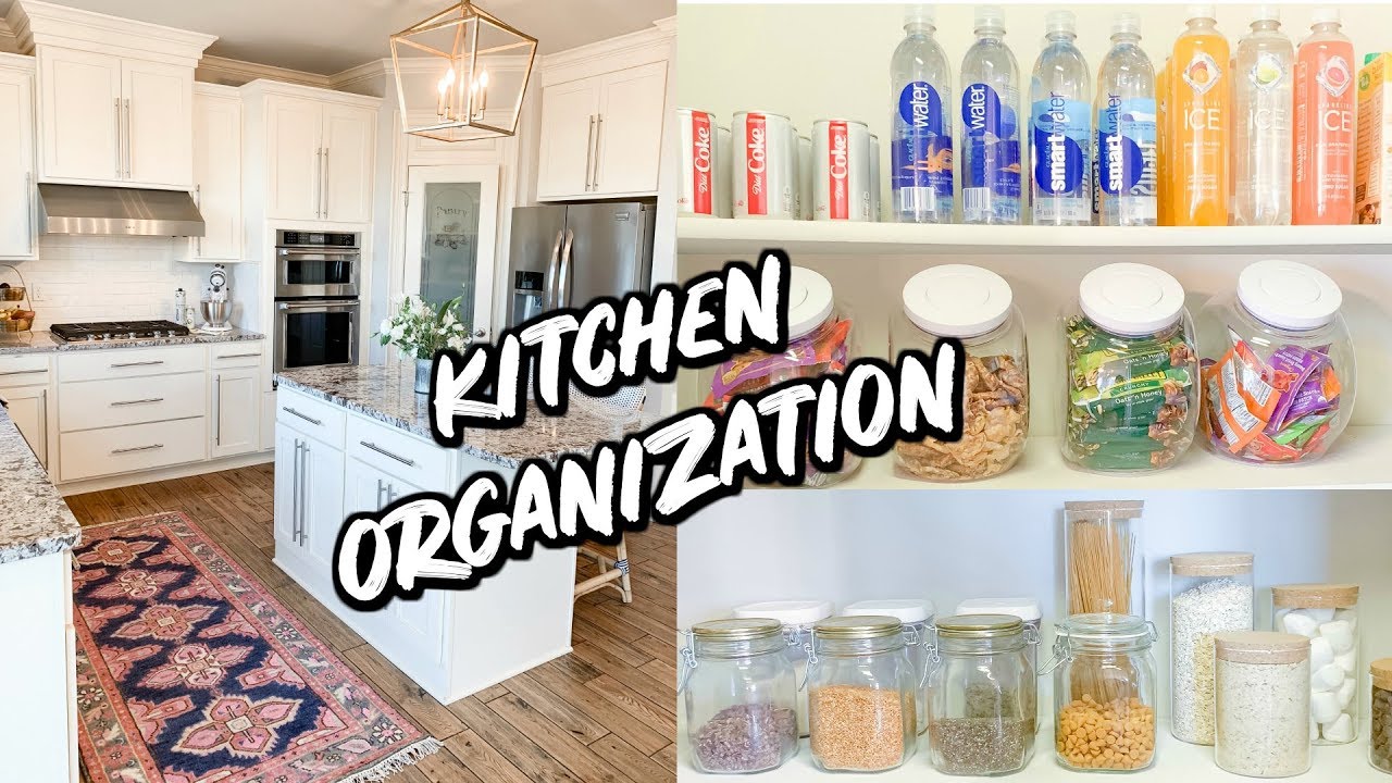 KITCHEN ORGANIZATION IDEAS! DECLUTTER WITH ME | ALEX GARZA