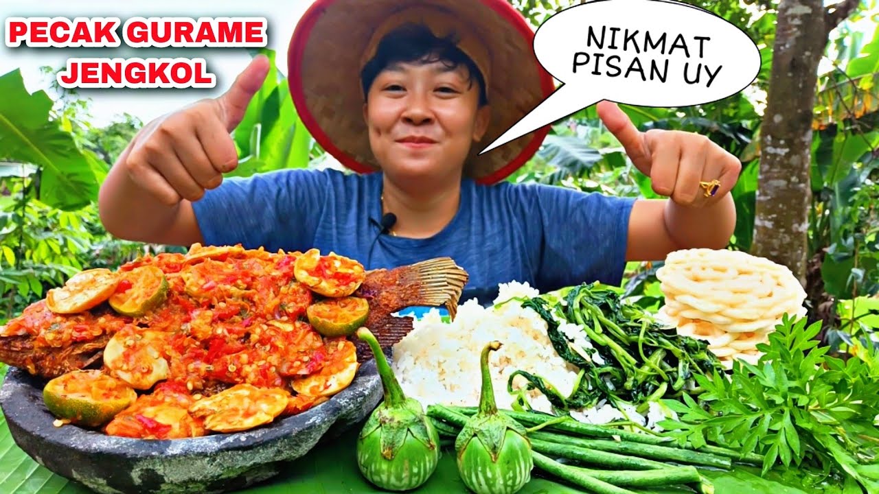 PECAK GURAME JENGKOL , NIKMAT PISAN UY.PEDAS ENAK,,,... madu Korat