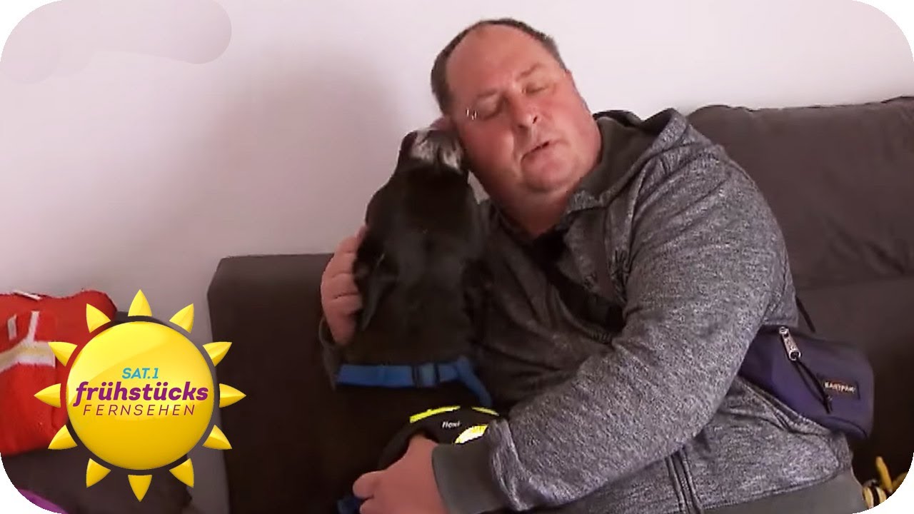 Sven und seine Hündin sind endlich nicht mehr obdachlos! | SAT.1 Frühstücksfernsehen