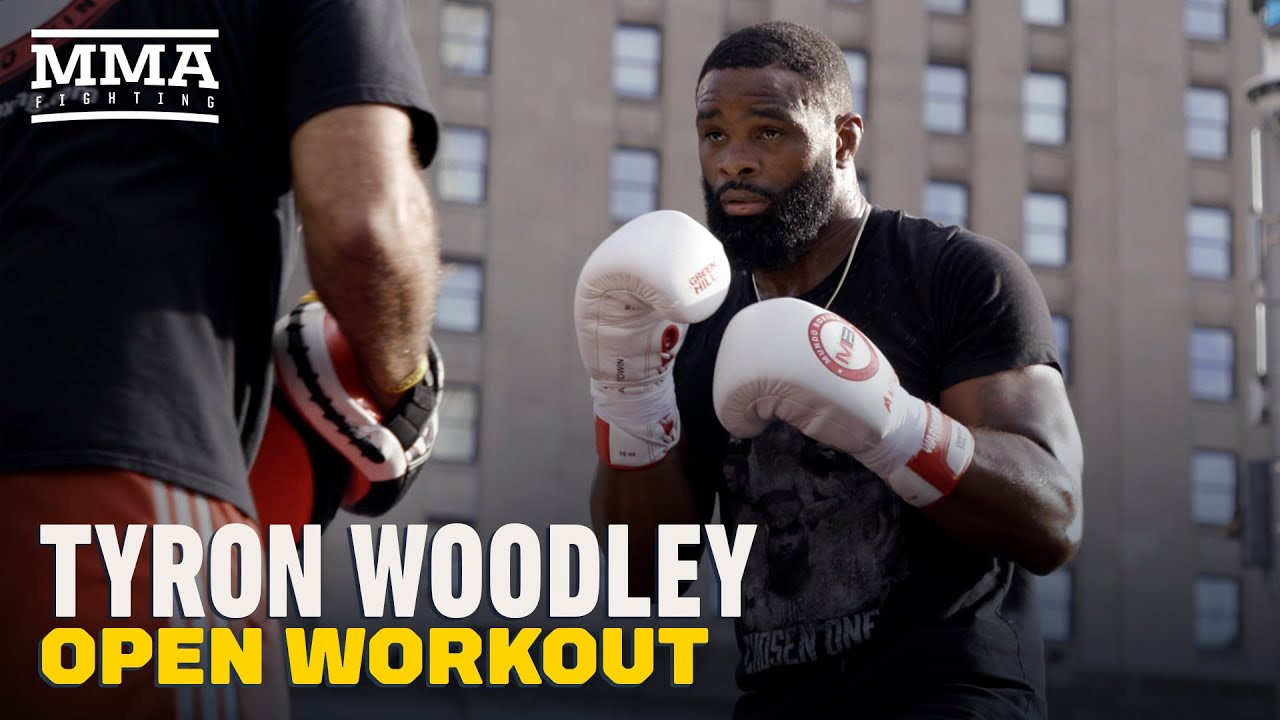 Tyron Woodley Open Workout Highlights | Paul vs. Woodley | MMA Fighting