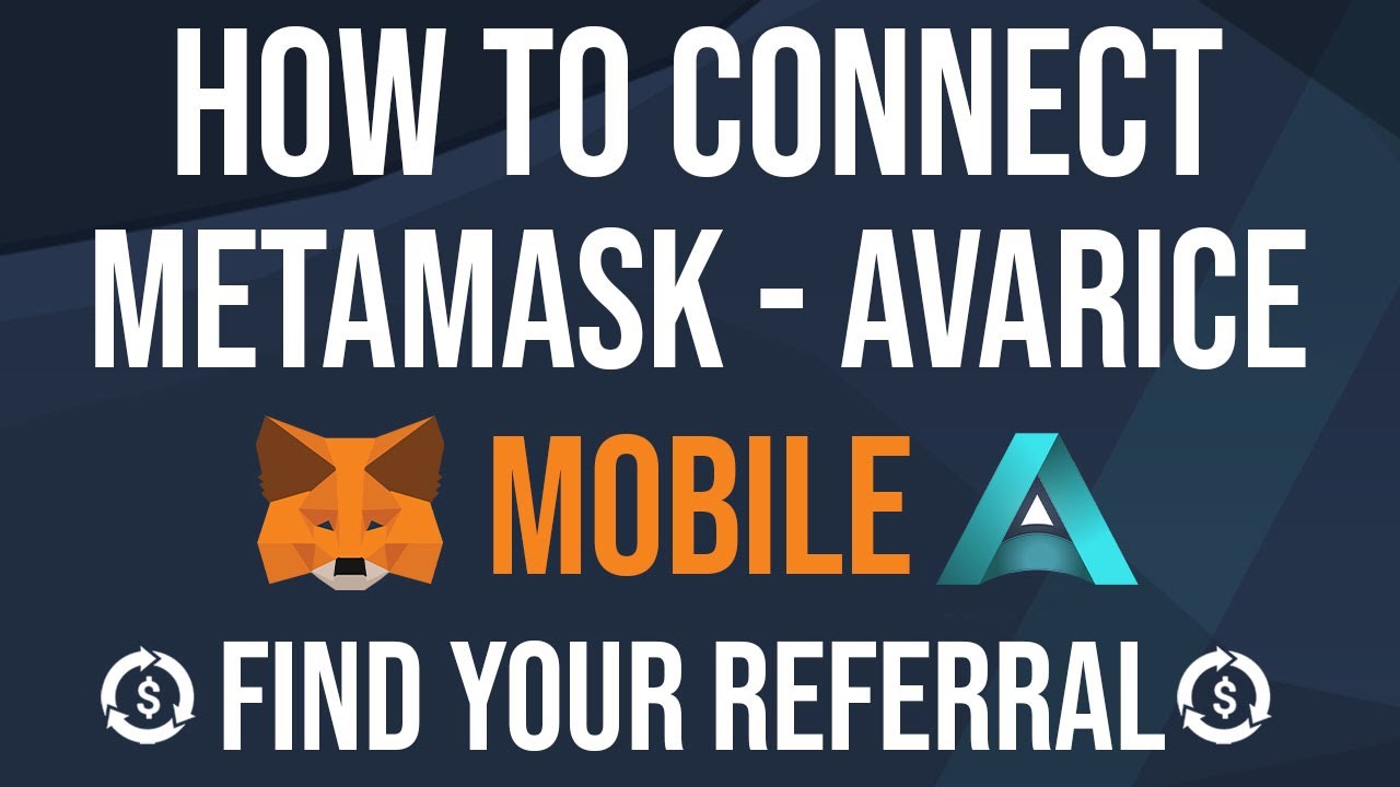 How to Connect Your Mobile phone to Avarice and Find your referral link
