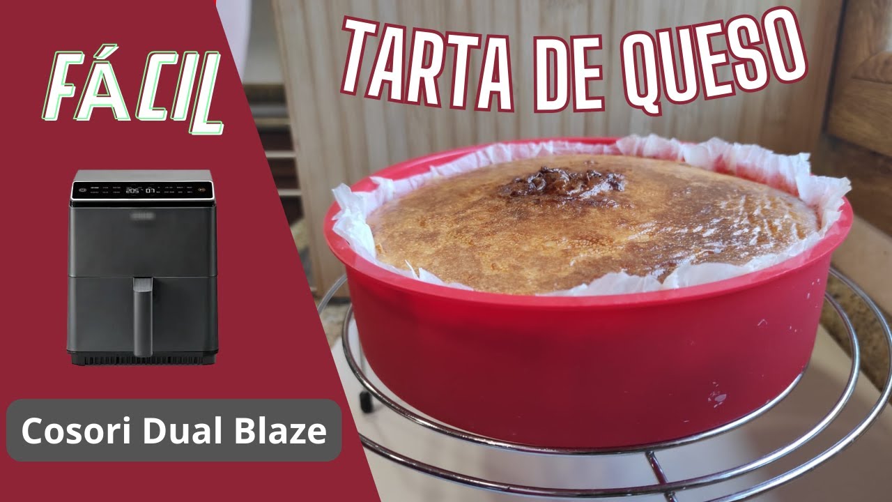 🍰TARTA DE QUESO en freidora de aire COSORI DUAL BLAZE - AIRFRYER 🌬️ Freidora de Aire RECETAS 🍰