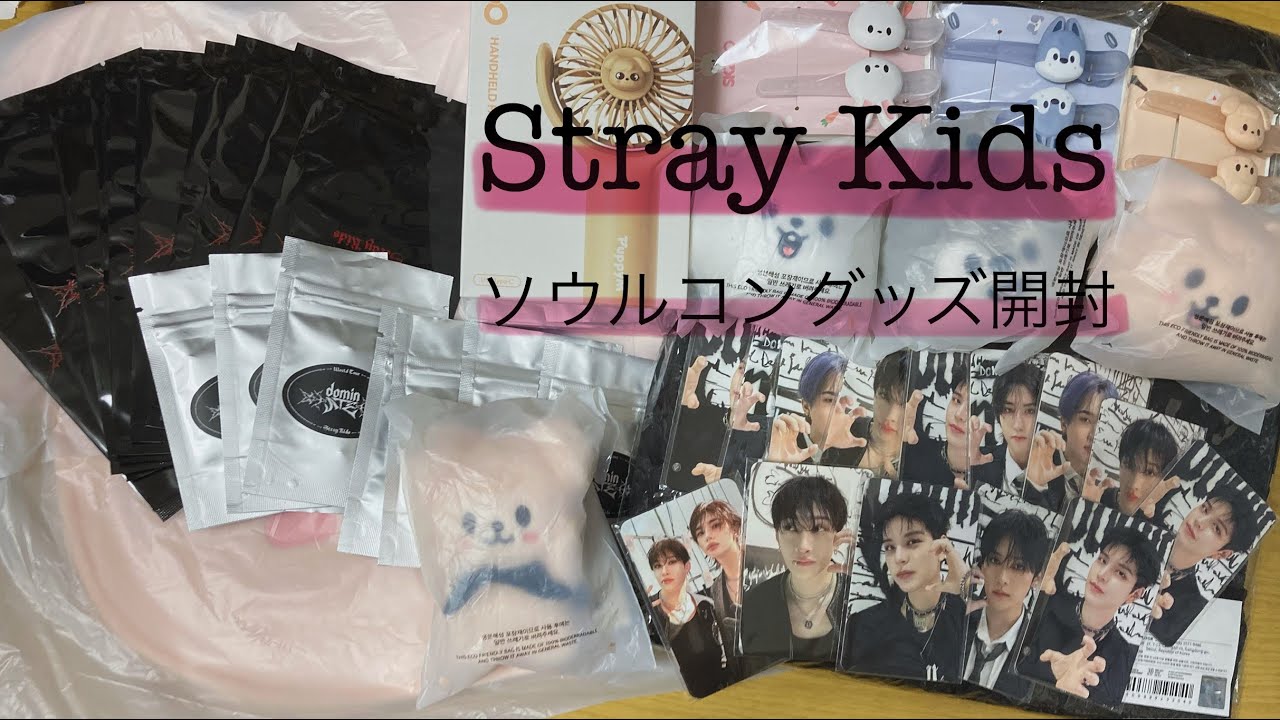 【開封動画】Stray Kids(スキズ)Unboxing ソウルコングッズ開封！