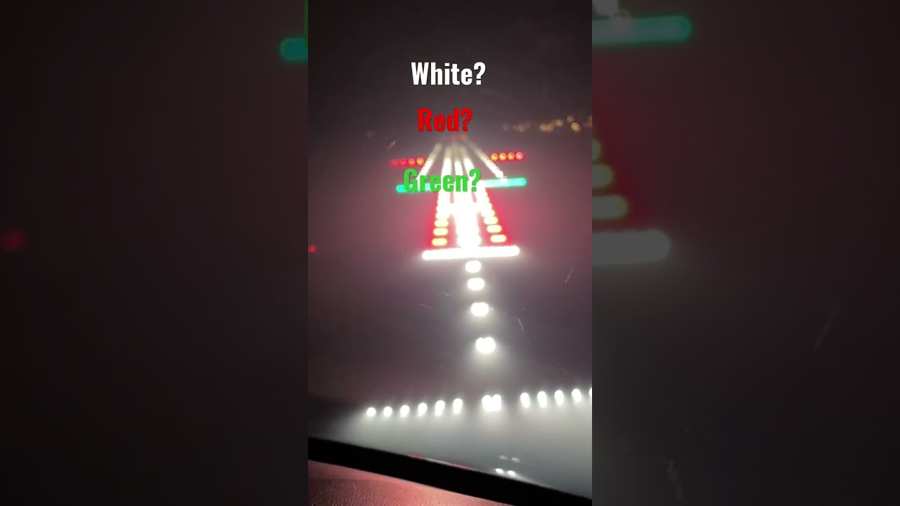 Do you know why the Runway lights have different colors? #aviationlovers #stateofplay #agt